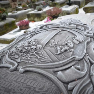 Besonderes Grab auf dem Johannis Friedhof